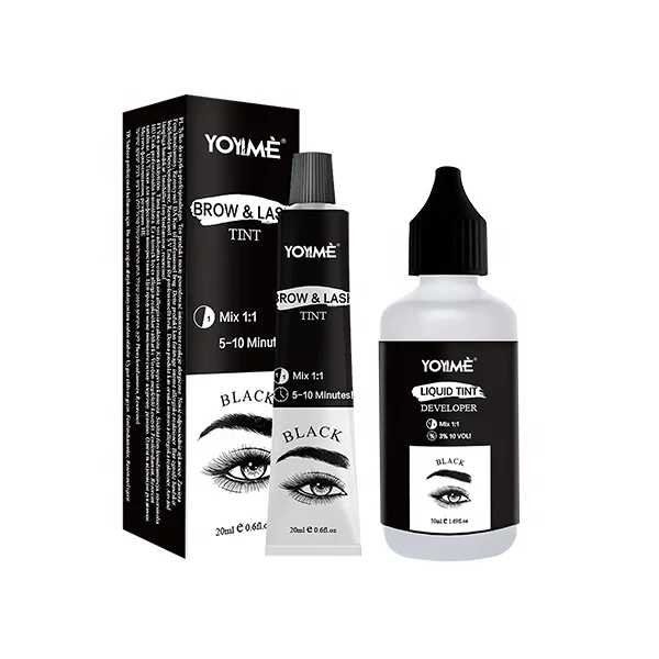 Custom Your Logo Eyebrow Tint Effectly 60 days Long Lasting Eyebrow Dyeing Kit Eyelash Brow Tint