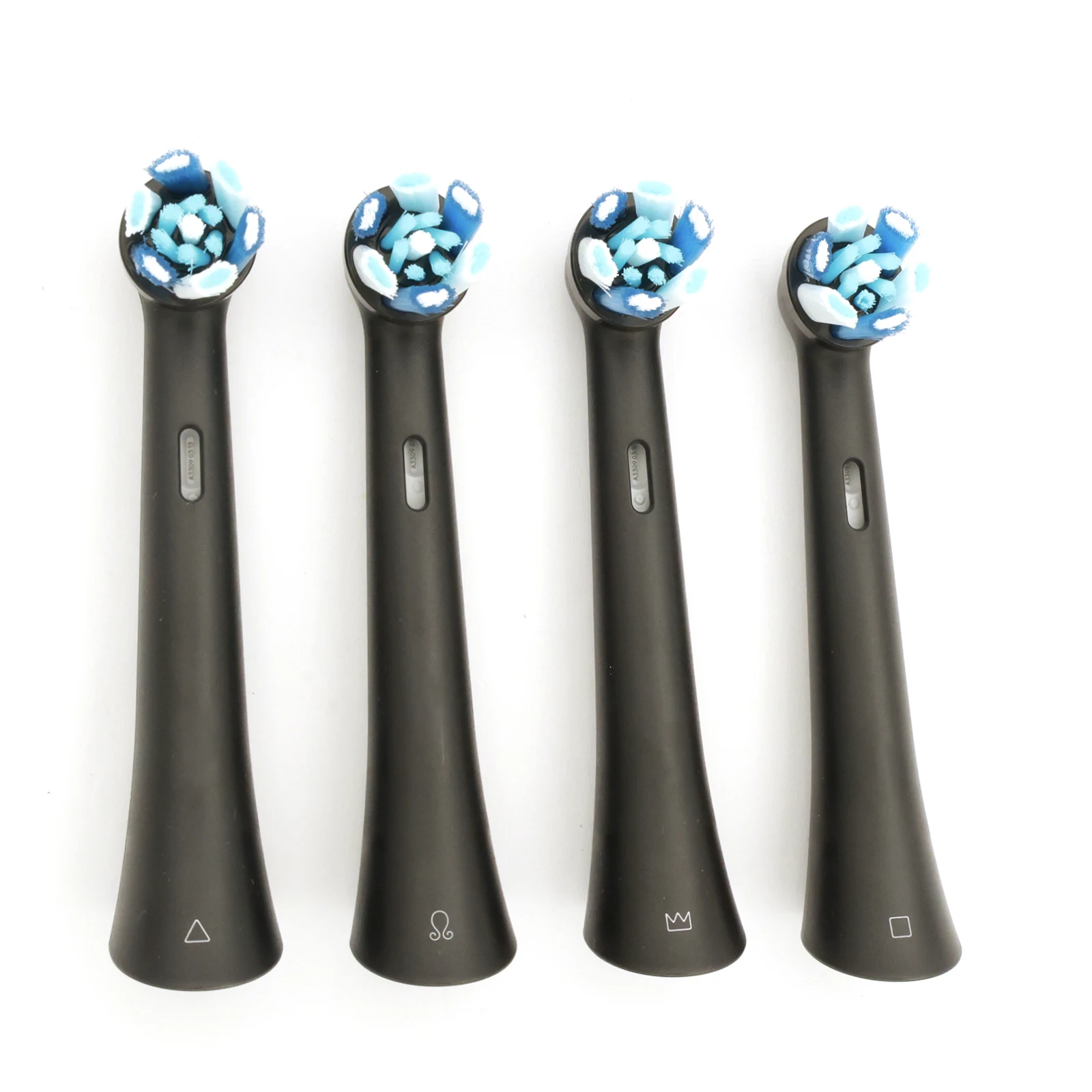 Oral-B iO Replacement Brushes Gentle Cleaning Plug-in Brushes 4-Piece Black