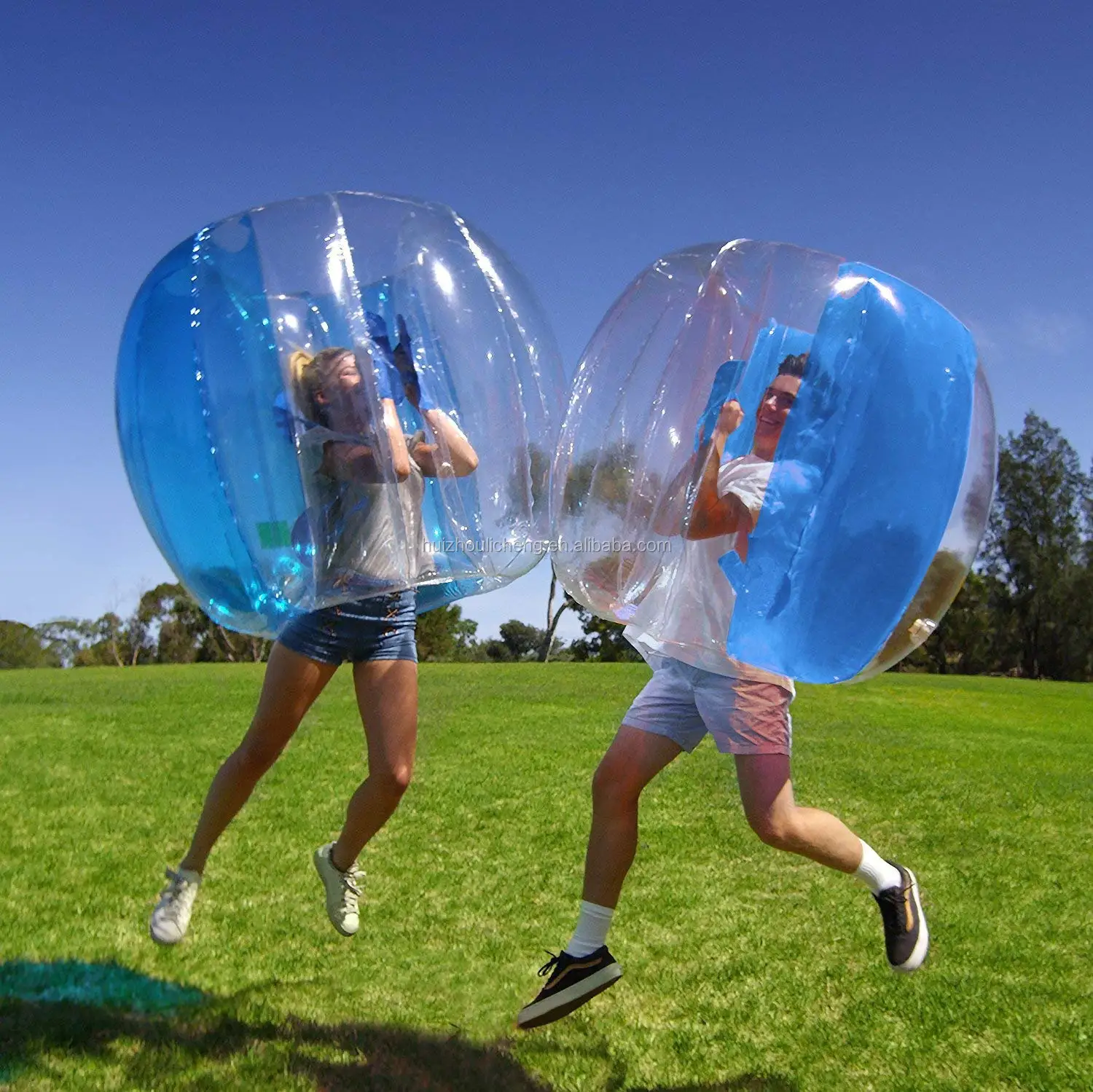 LC OEM custom Inflatable Wearable Buddy Bumper Zorb Balls