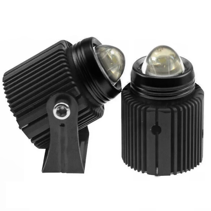 12V 15w Car SUV JEEP Truck ATV Scooter Motorcycle LED Aux Spotlight With White High Beam Amber Low Beam Light