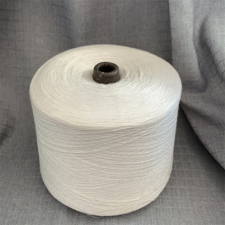 Wholesale shirt fabric yarn men and women fancy32s 100% cotton T-shirt yarn