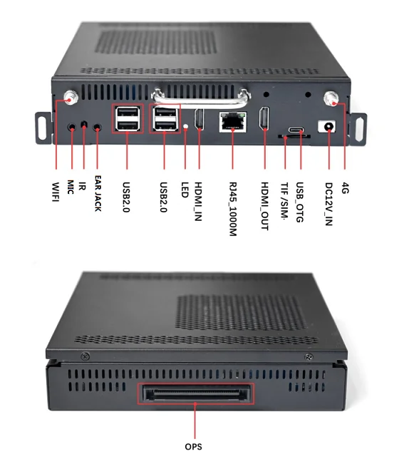ПК четырехъядерный Cortex-A76 + Cortex-A55 для сенсорных экранов воспроизведение 4K с приложениями на