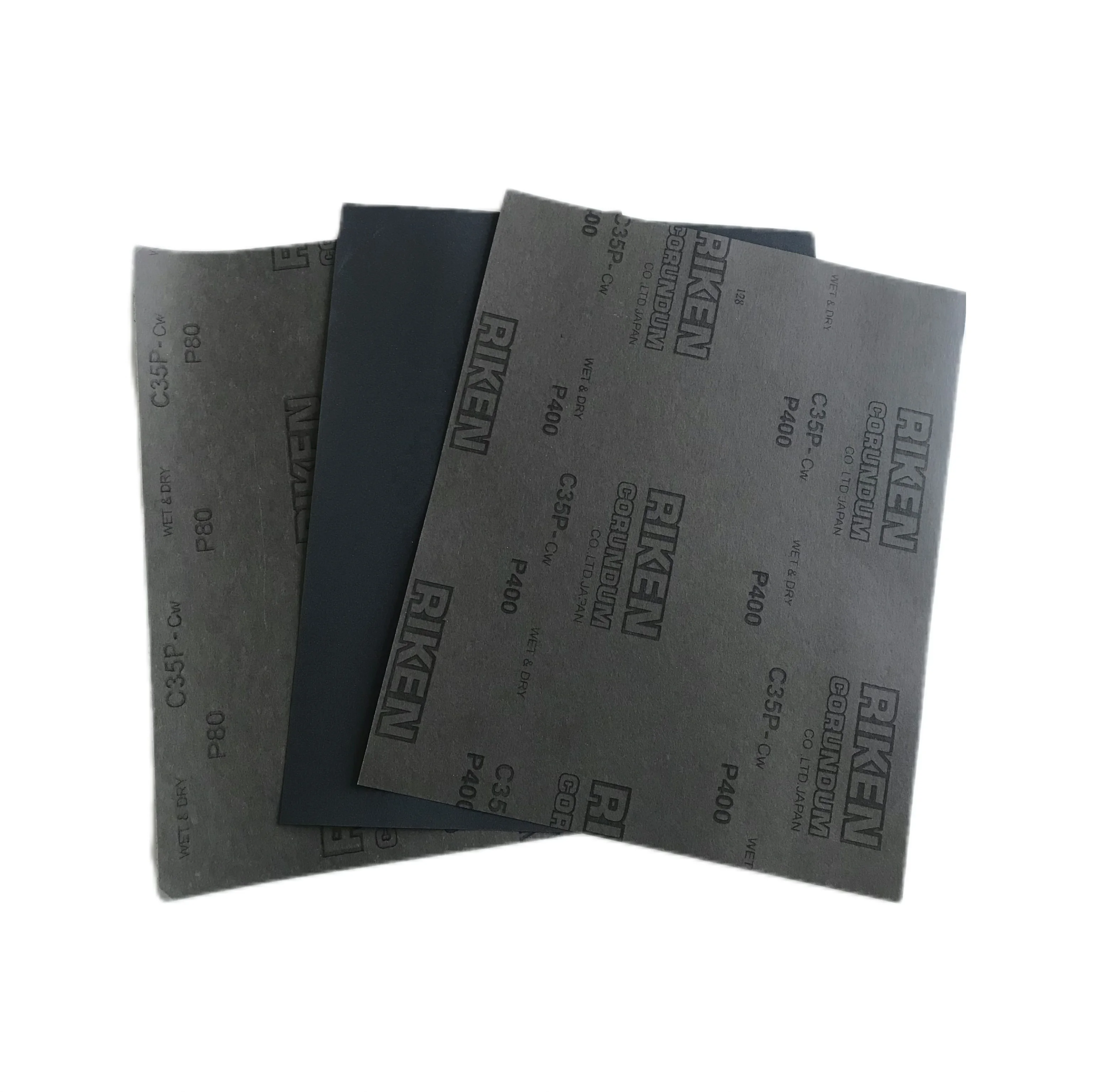 china rmc riken 2000 grit latex backing sandpaper abrasive paper Sheets for polishing car