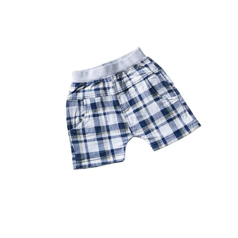 
Hot sale casual style baby boys shorts tartan pattern kids shorts for boys kid shorts wholesale price 
