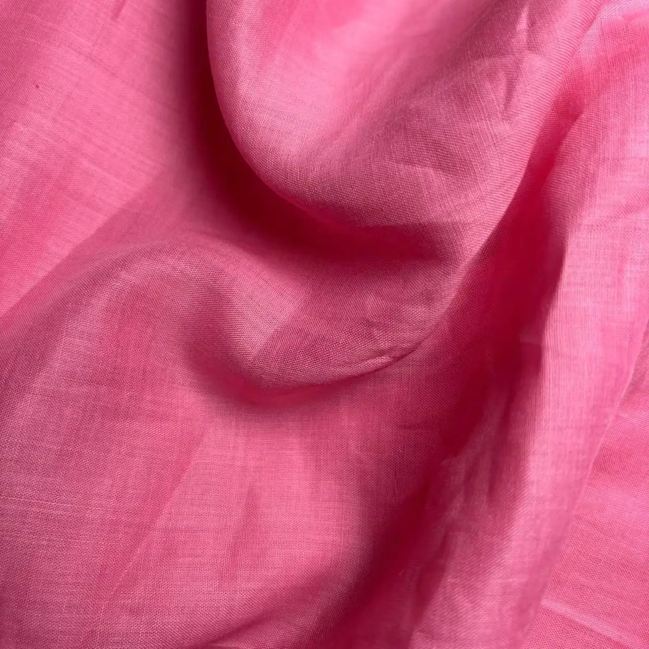 100% Ramie Voile розовая ткань для одежды