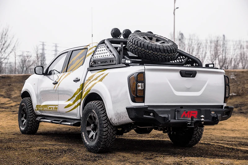 Best selling car Aluminum Rear Bumper bull bar automobile parts For Nissan Navara