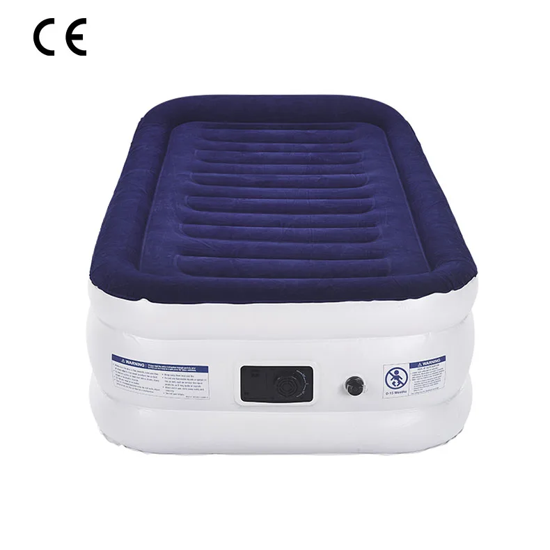 Delux Custom Potable Rohs Electric Air Bed Cartoon Airplane Inflatable Kids Air Bed