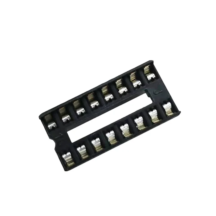 8/14/16/18/20/24/28/32 Pin DIP 2.54mm Row Spacing Square Round Female Pin IC Socket Connector