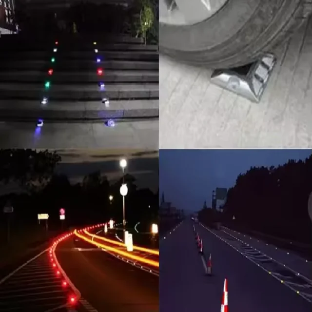 Manufacturer Price IP68 Led Flashing Pavement Cat Eye Marker Reflective Solar Road Stud