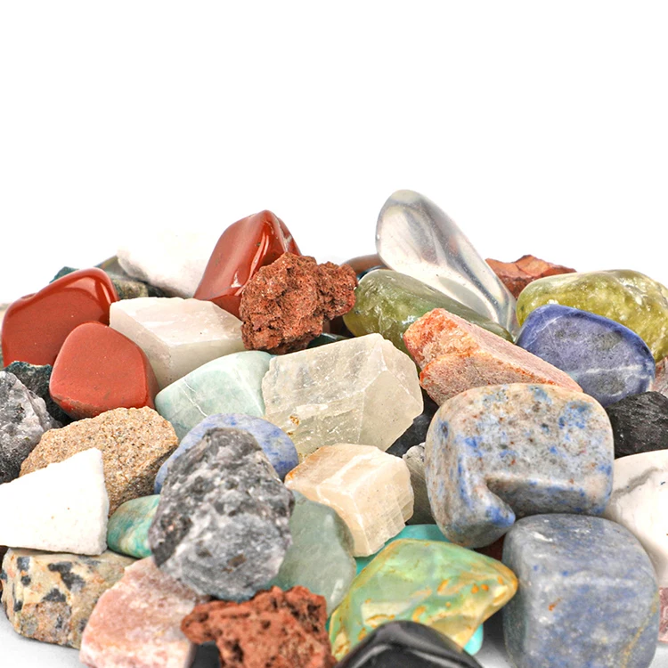 Intermediate rock mineral collection natural stone specimen crystal spot wholesale kids toys 6
