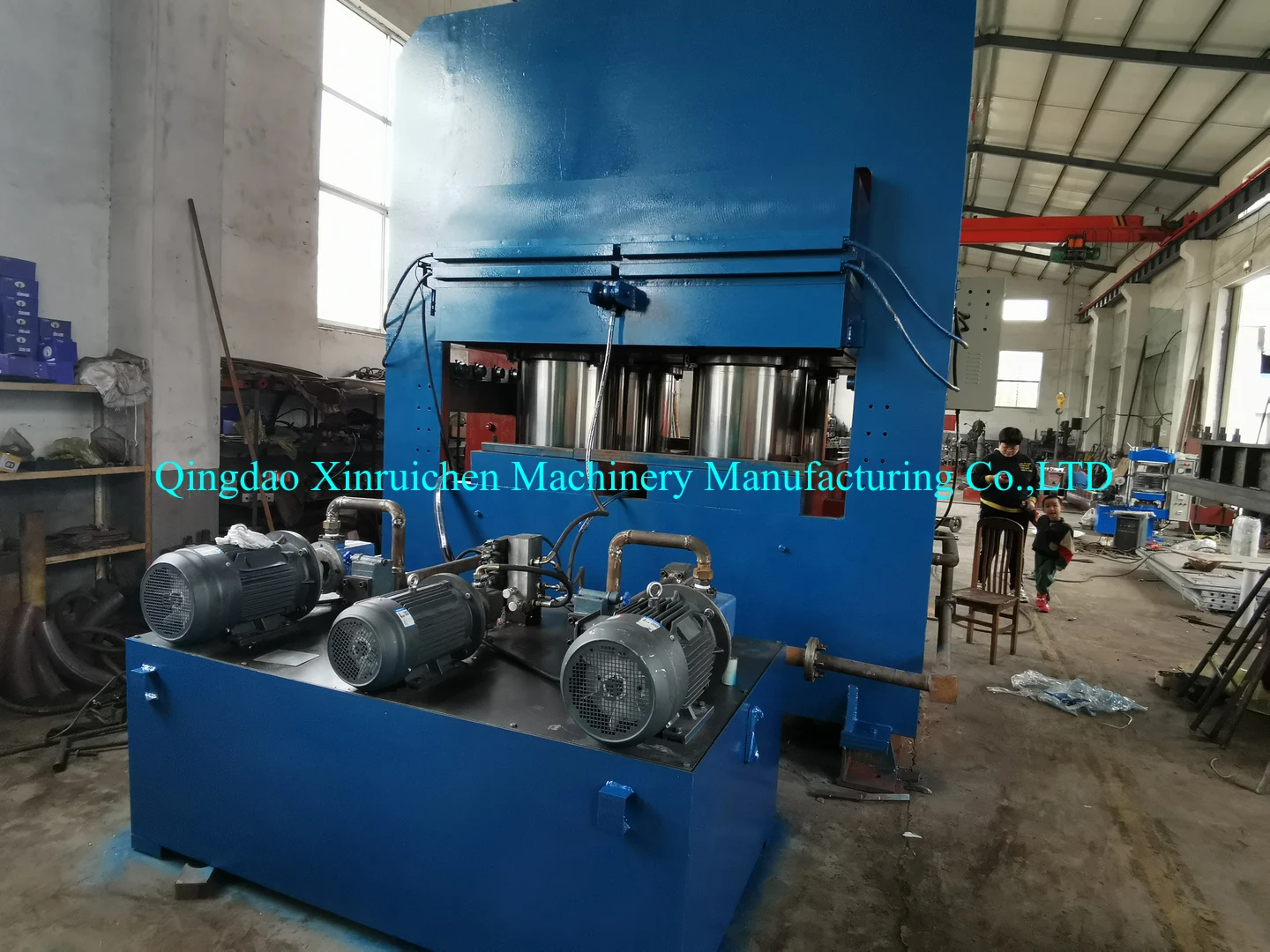 Large Flat Plate Vulcanizer Plastic Rubber Molding Machine/Hot Press Vulcanizer Fully Automatic