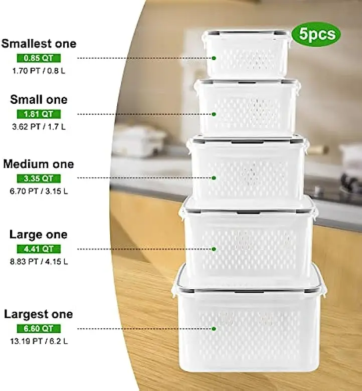 Glass containers for food storage Square Deeper air tight glass food storage container with lid