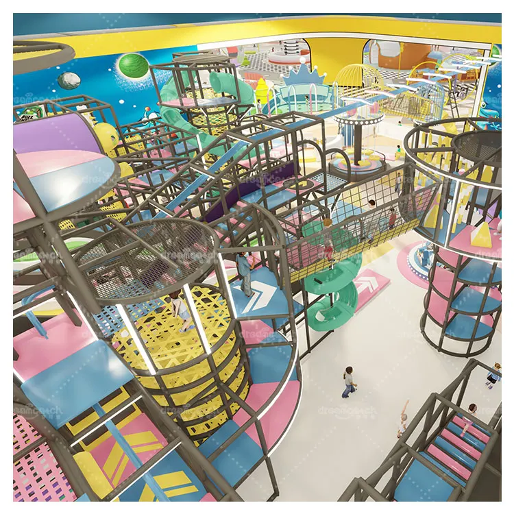 Large Structure Children Maze Adventure Games Soft Play Equipment Set Kids Indoor Playground for sale