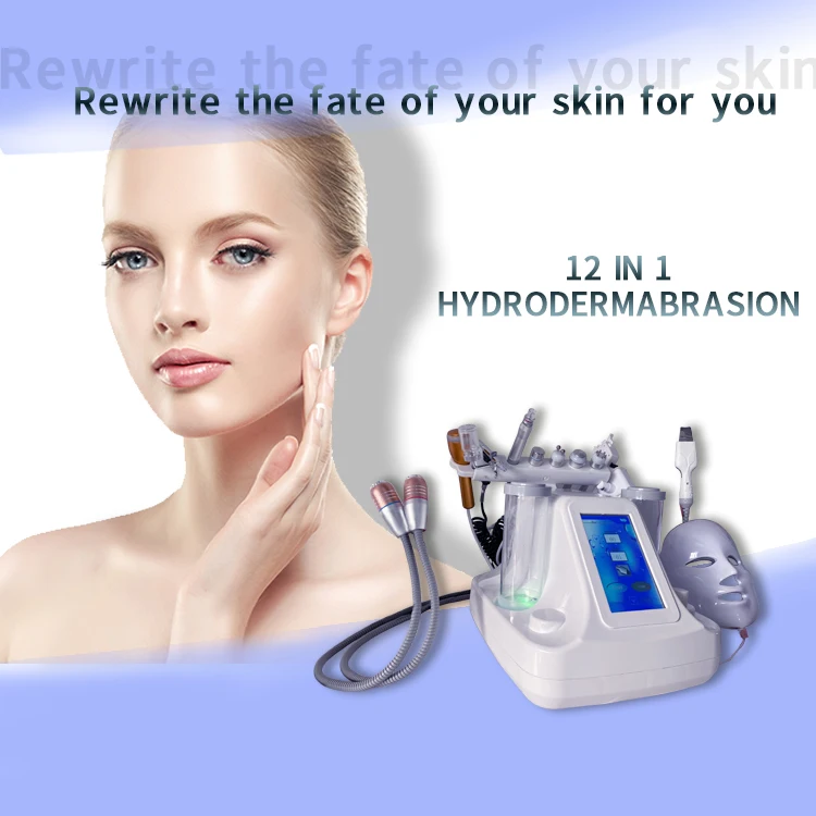 Care Lift Beauty Device Ultrasonic Skin Scrubber For Face Hydrodermabrasion Machine