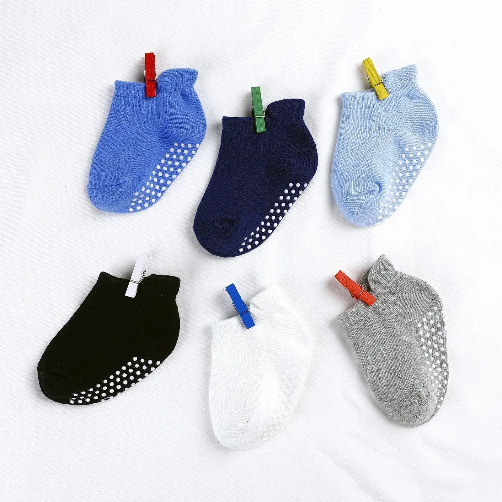 KTS- 629-1 OEM Service 100% Cotton Newborn Infant Anti Sip Slip Floor Baby Socks For Babies