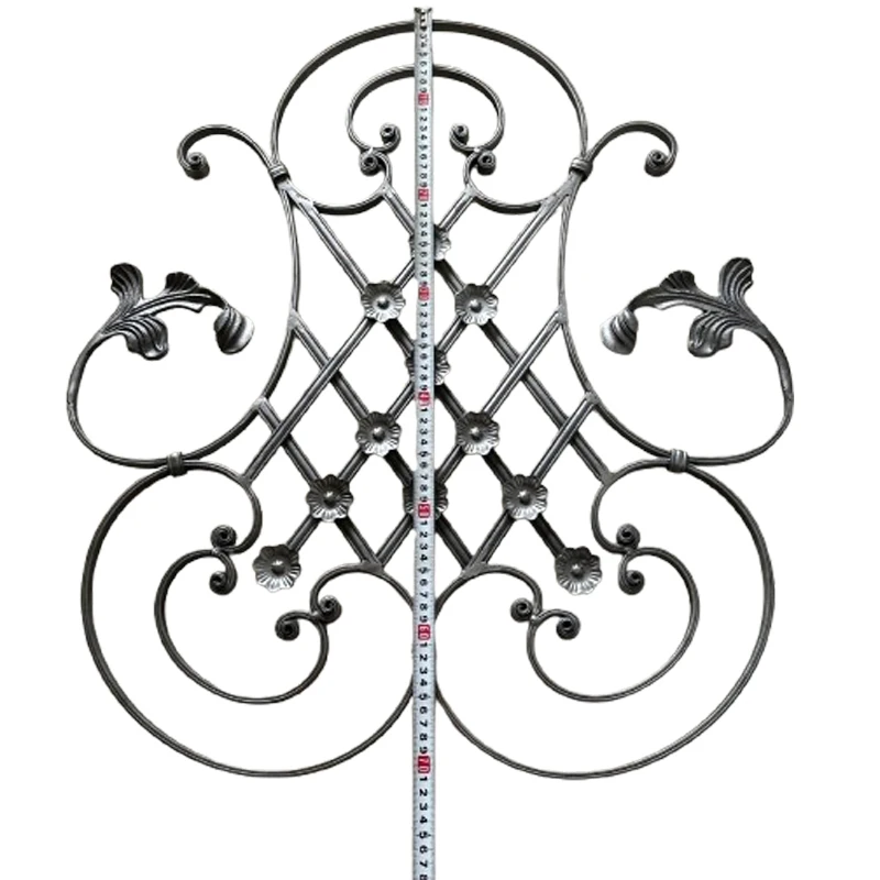decoration Enclosure Building Terrace Home wrought iron fence gate metal ornaments
