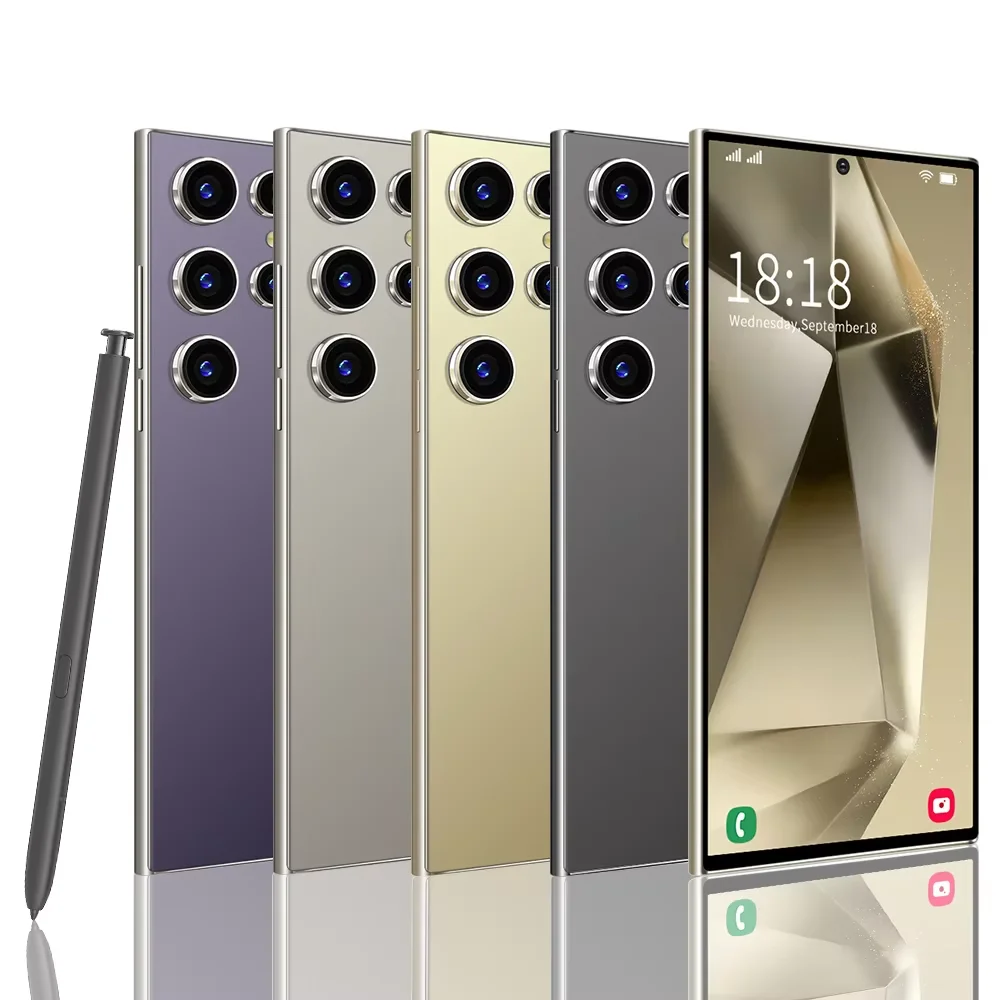 Новое поступление смарт-телефон 2024 S23 Ultra 16 + 512g 4gversion Dual Sim Nano разблокированный мобильный телефон