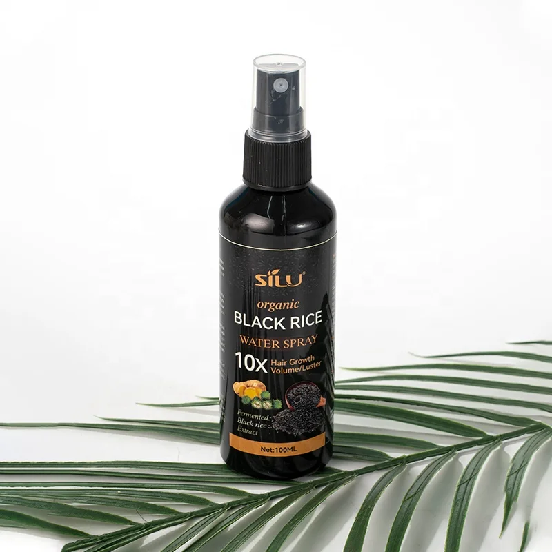 Hair increasing hairline hairgrow spray anti hair loss essence black rice extract wild rapid hair growth oil spray