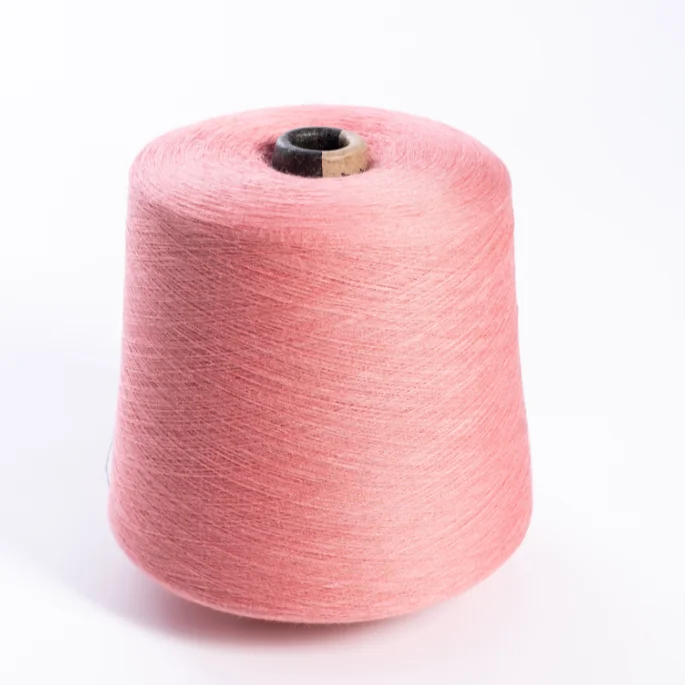 Biodegradable Eco-friendly 99% Antibacterial Antiviral Socks Yarn 32S Cotton PHBV&PLA Yarn