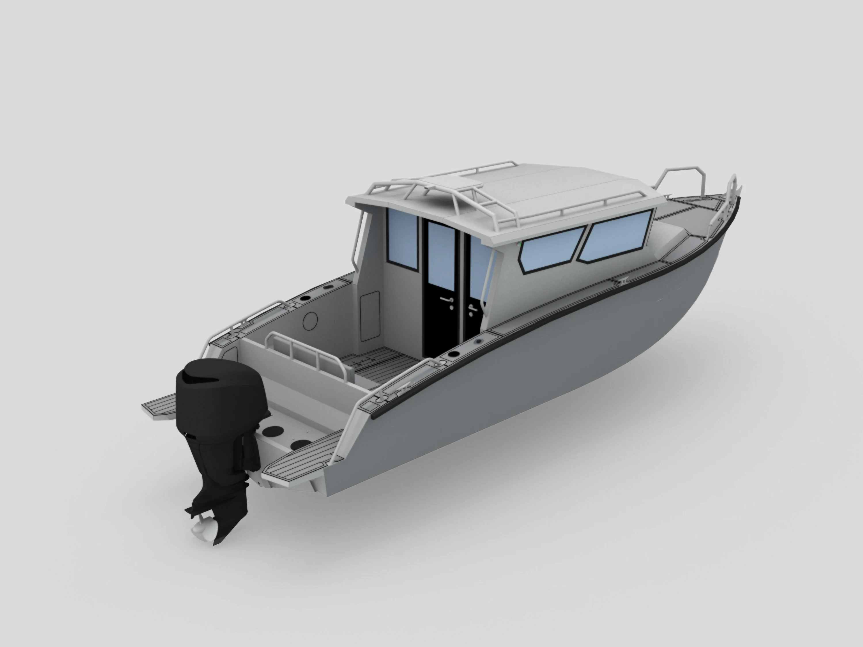 commercial gospel 8.4m aluminum boat tour work fishing patrol vessels blade craft boat sale