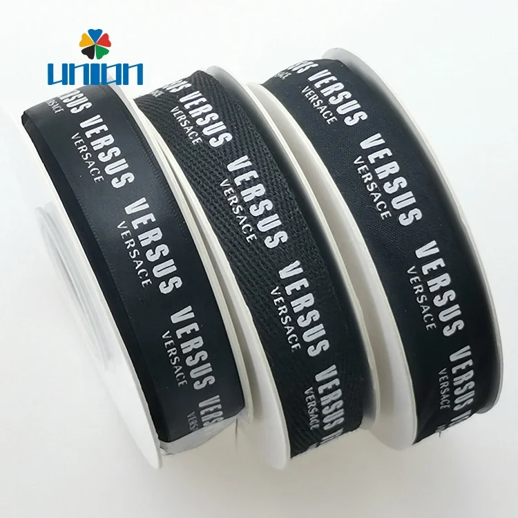 Custom printed cotton webbing twill tape