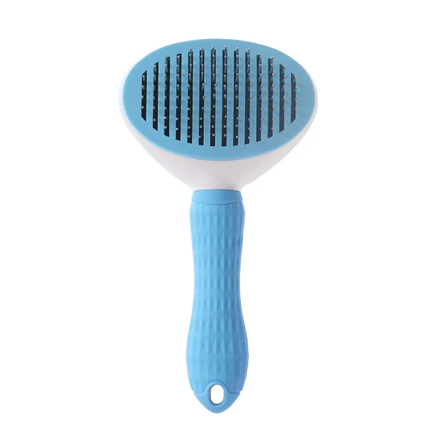 ELSPET Pet Hair Grooming Tool Massage Deshedding Dematting Pin And Bristle Brush Comb Set For All Breeds Dogs Cats