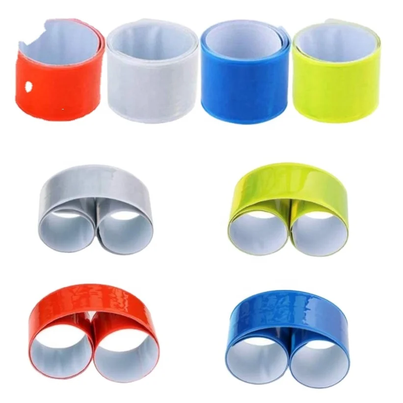 Reflective High Viz Slap Wrap Arm Band Ankle Trouser Clip Bike Bicycle Cycle Leg