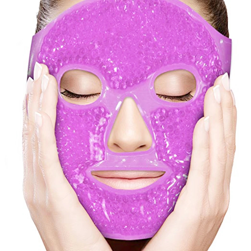 Special facial mask functional for wrinkles removal cooling face mask for soothing face gel Ice face mask