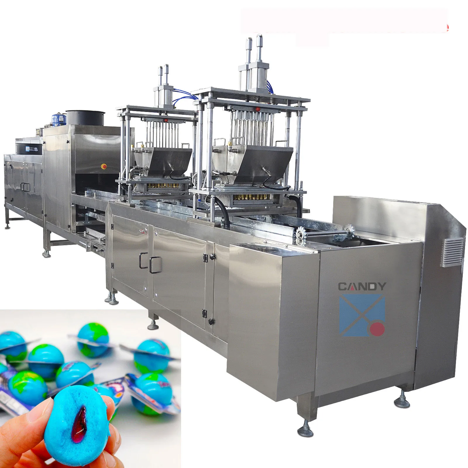 Автоматическая машина для производства конфет Gummi производственная линия желатиновых мармеладных шариков