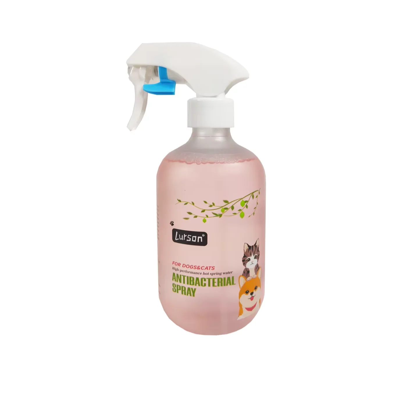 Italy made pet spring water antibacterial spray
