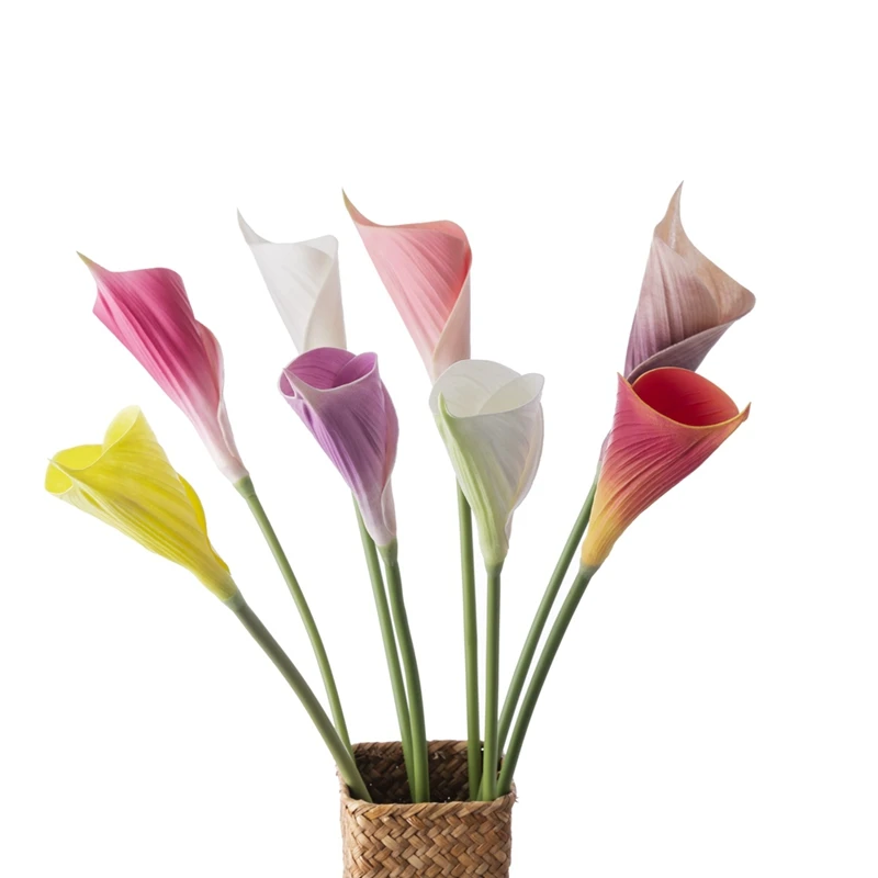 MW01511 Wholesale silk artificial craft calla flower party festival decoration