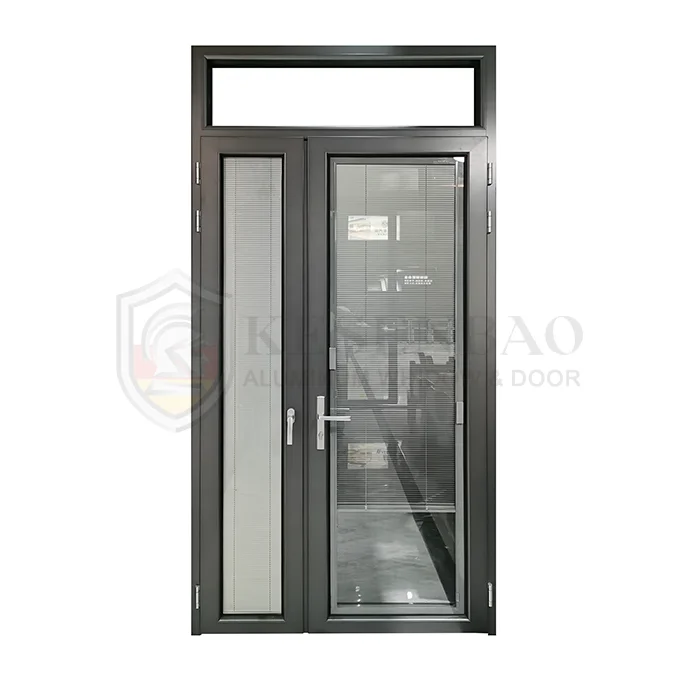 2.5mm Thickness Profiles Mon and Son Design Aluminium French Door Soundproof Energy Saving Patio Aluminum Casement Door