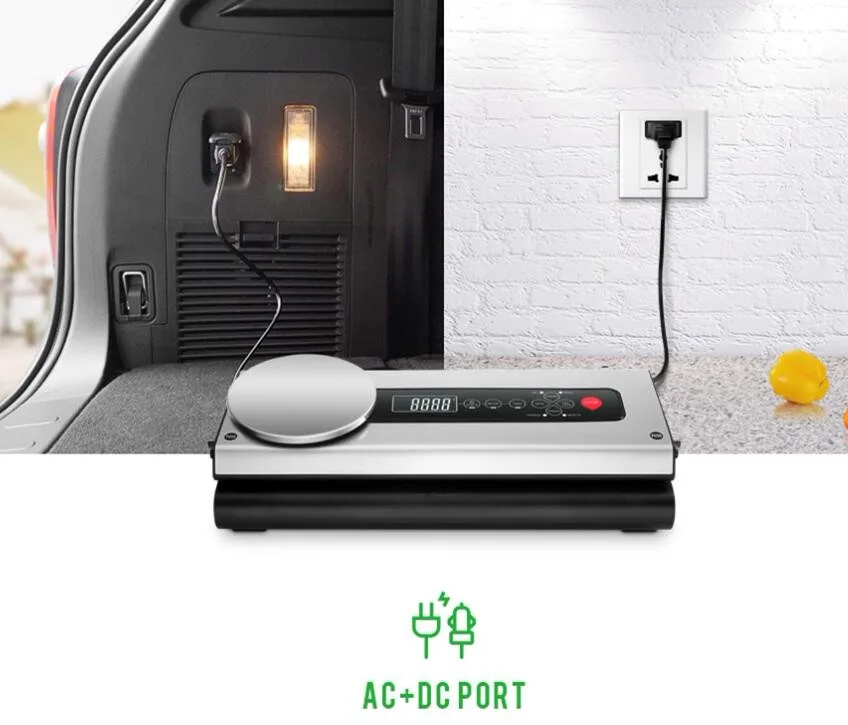 Electric Food Vacuum Sealer with Kitchen Scale Factory Direct Sale for Household RV Car and Outdoor Use Vacuum Sealing Machine