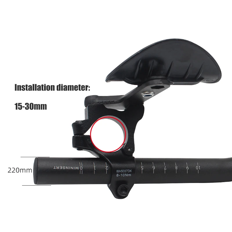 Road Mountain Bike Cycling Race Bicycle MTB Aluminum Alloy TT Handlebar Road Bike Handlebar Separated Pipe