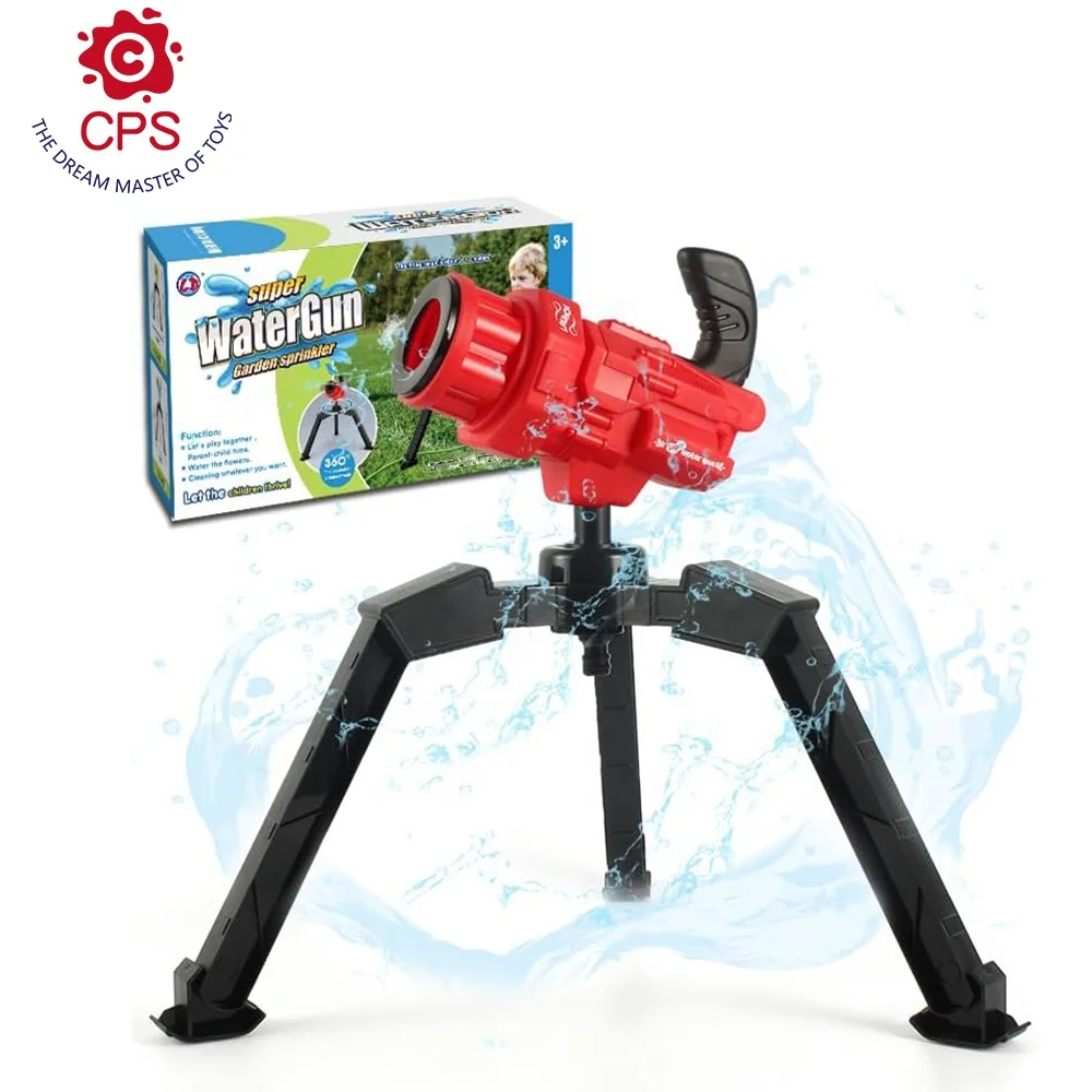 Garden Sprinkler Water Guns for Kids Super Gatling Squirt Gun Unlimited Water Capacity Summer Outdoor Water Fighting Pool Toy