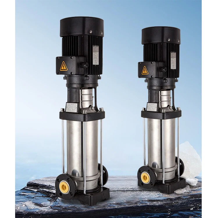 multi-stage centrifugal water pump stainless steel impeller high lift vertical water pump