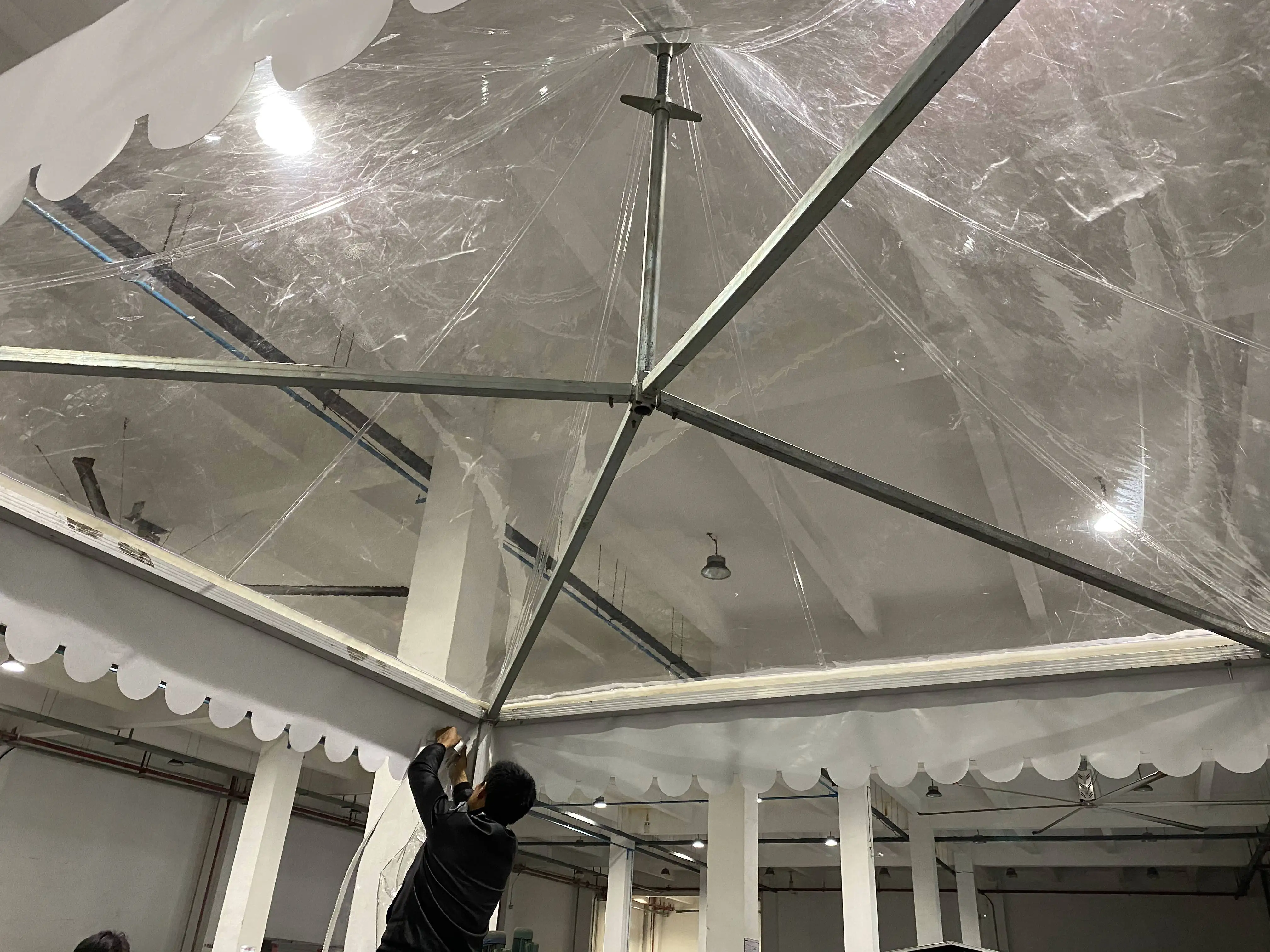 modern transparent marquee party wedding tent for ceremony event