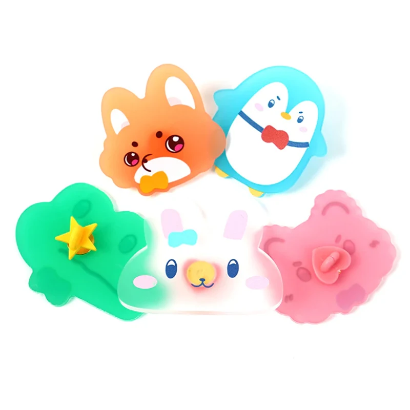 2023 Creative Custom Printed Clear Lapel Safety Badge Pins Custom Glitter Epoxy Acrylic Pin