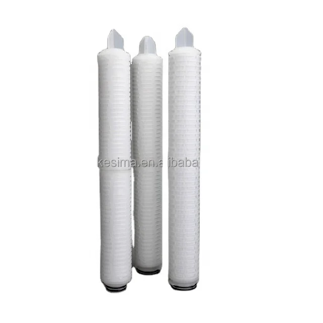 Cost effective 0.1 micron 10 inch hydrophobic PVDF Membrane Filter Cartridge Perfect suitable for Water & Chemical Filtration