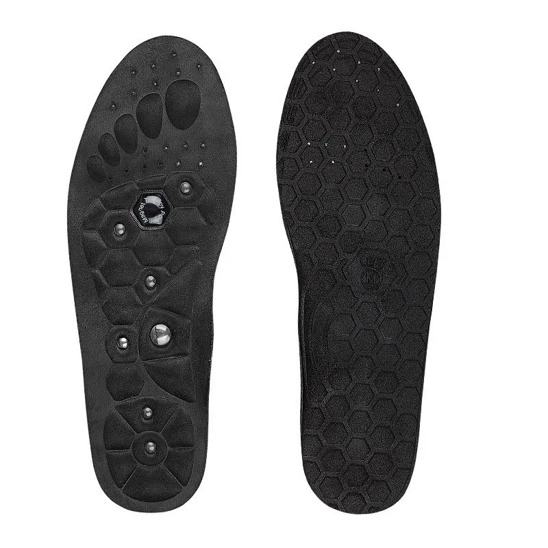 BDE Health Care Insole with Magnet Sole Acupoint Gel PU Massage Foot Arch Sweat Absorption Breathable Support Magnetic Therapy