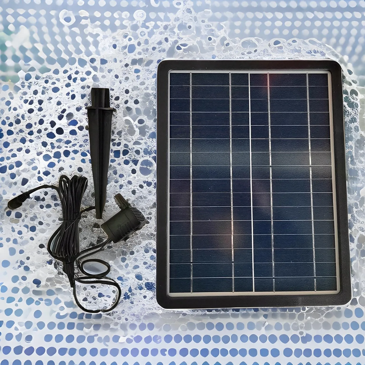 10w Water Fountain Kit Solar Water Pump With Battery Backup Outdoor Wireless For Garden For Landscape Outdoor Solar Panel