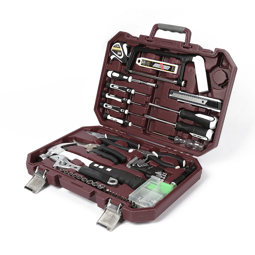 Tool Kits 50 pcs with Plastic Box Hand Mechanic Power Tools Combo Sets Household Tool Sets