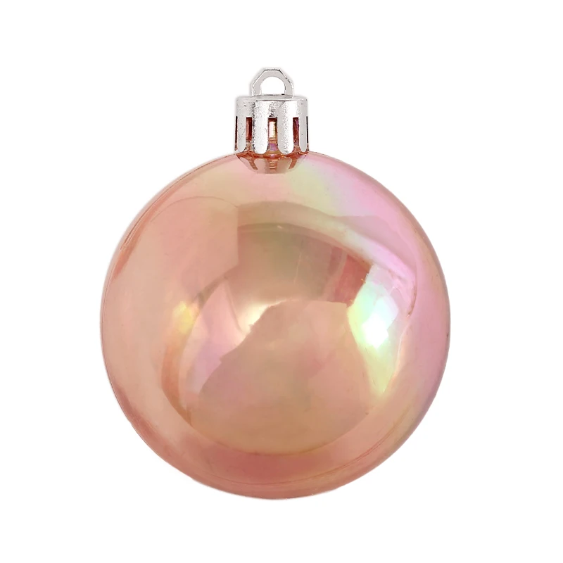 3cm luxury factory supplier Christmas tree balls ornament Dazzling transparent plastic ball set