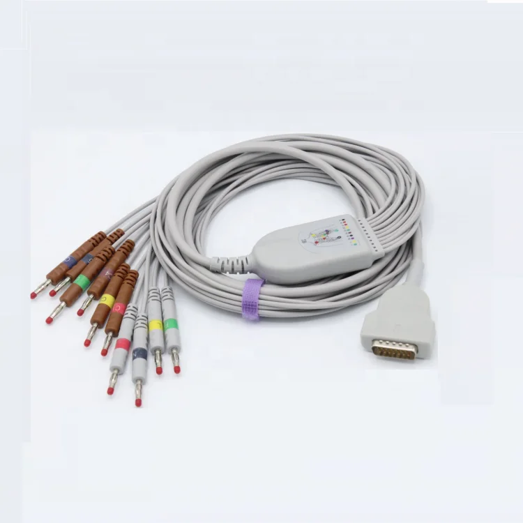 ecg cable and lead wire for GE  Marquette with 10 lead