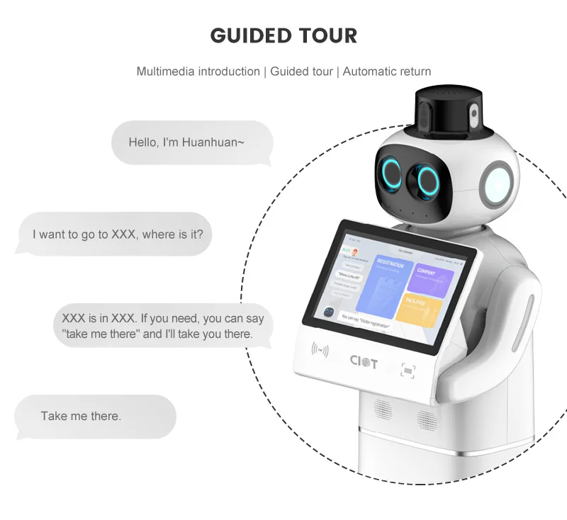 Friend Price Machine Automatic Navigation Commercial Restaurant Reception Robot Serving Waiter Robot Dish Welcome Robot