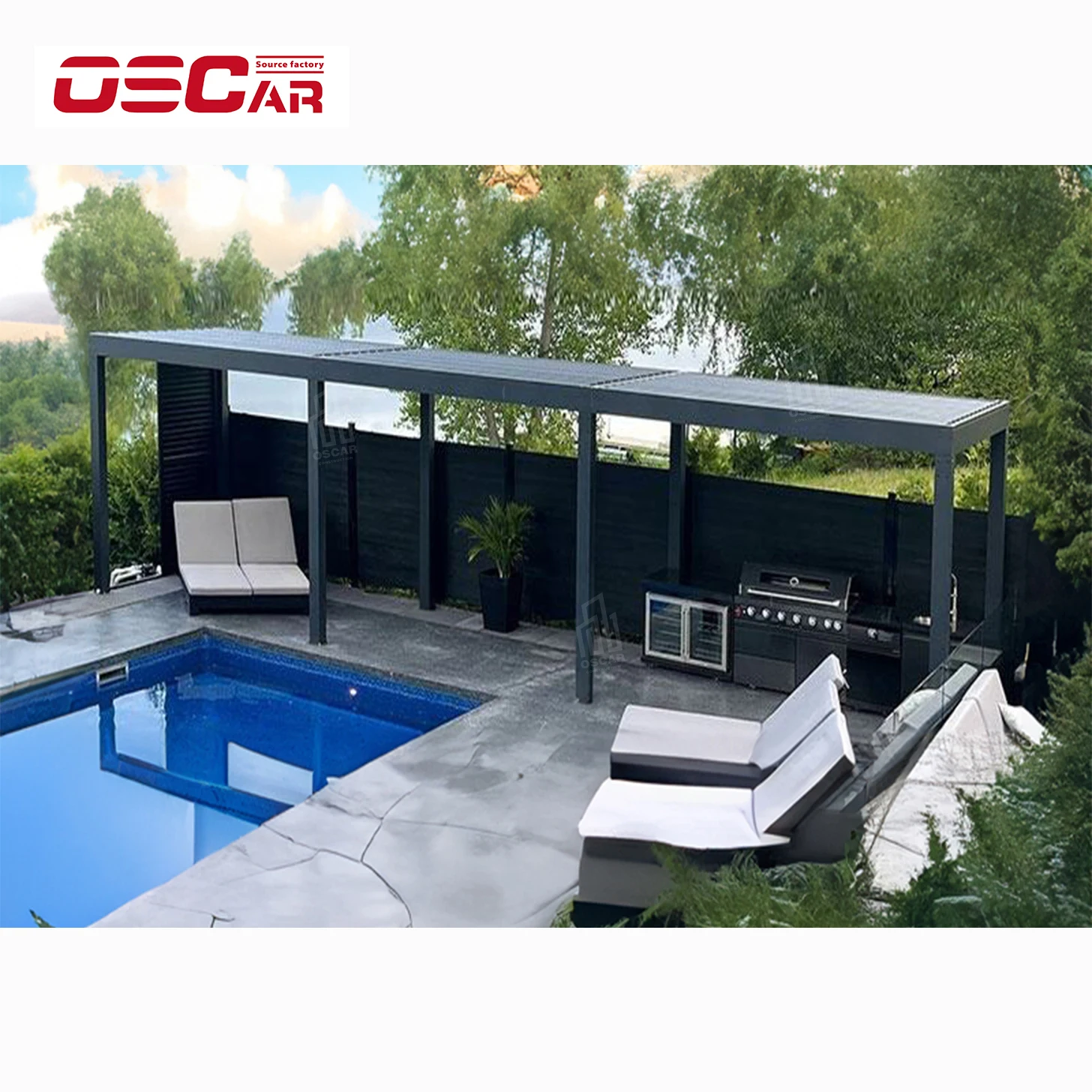 Прямо с завода легко собран 3x3 м 3x4 3x6