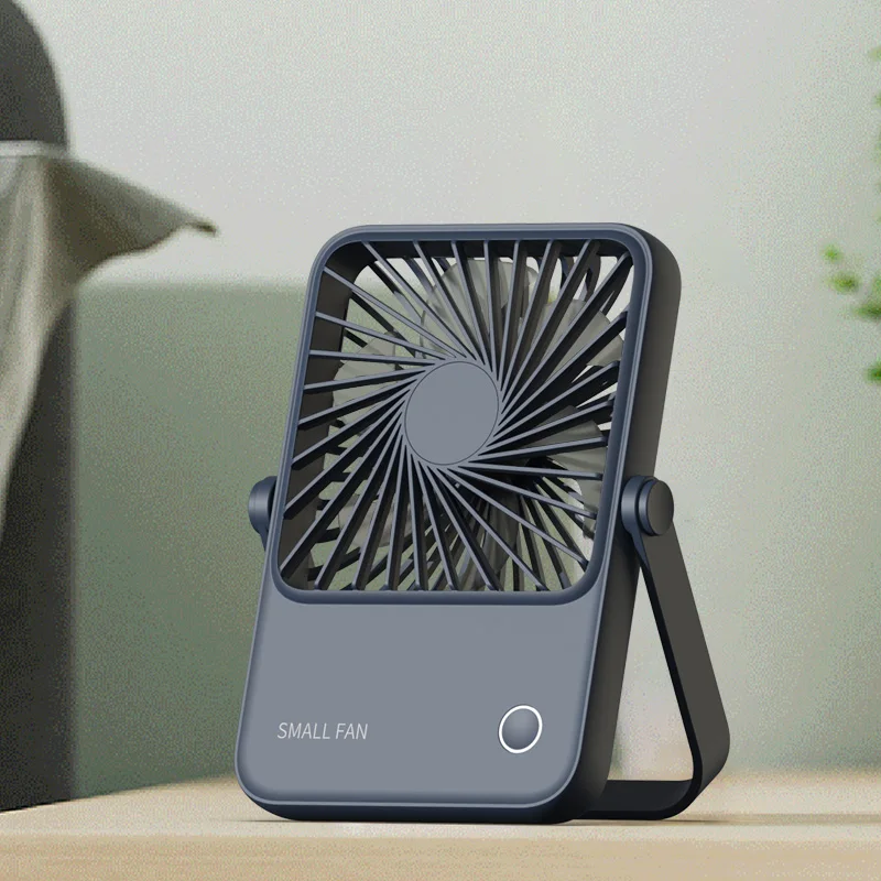 New Unique Design 360 Degree Angle Adjust Low Noise Portable Table Fan Home Rechargeable Desktop Fan