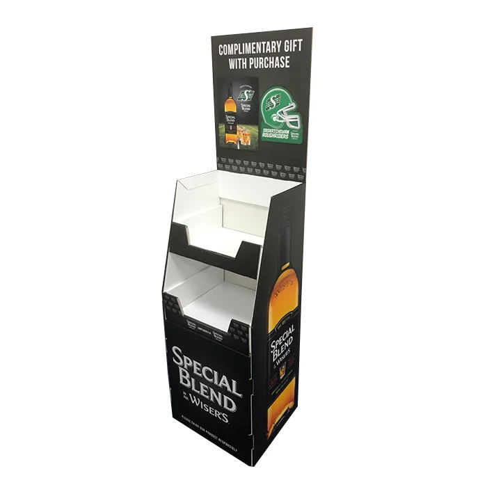HOT Free New Custom Design High Quality Promotion Recyclable Drink Cardboard Display