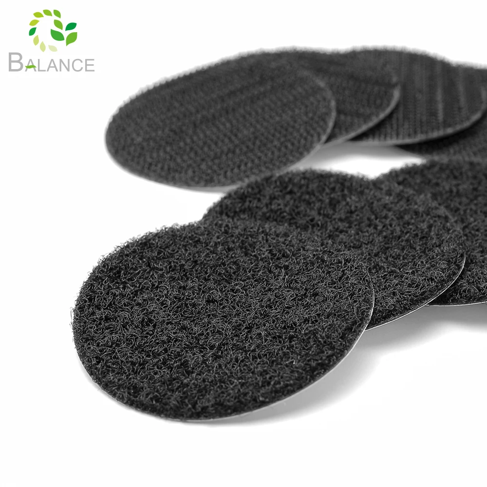 Self Adhesive Rug Gripper Hook Loop Tape Dots Heavy Duty Carpet Gripper Pad Mounting Tape