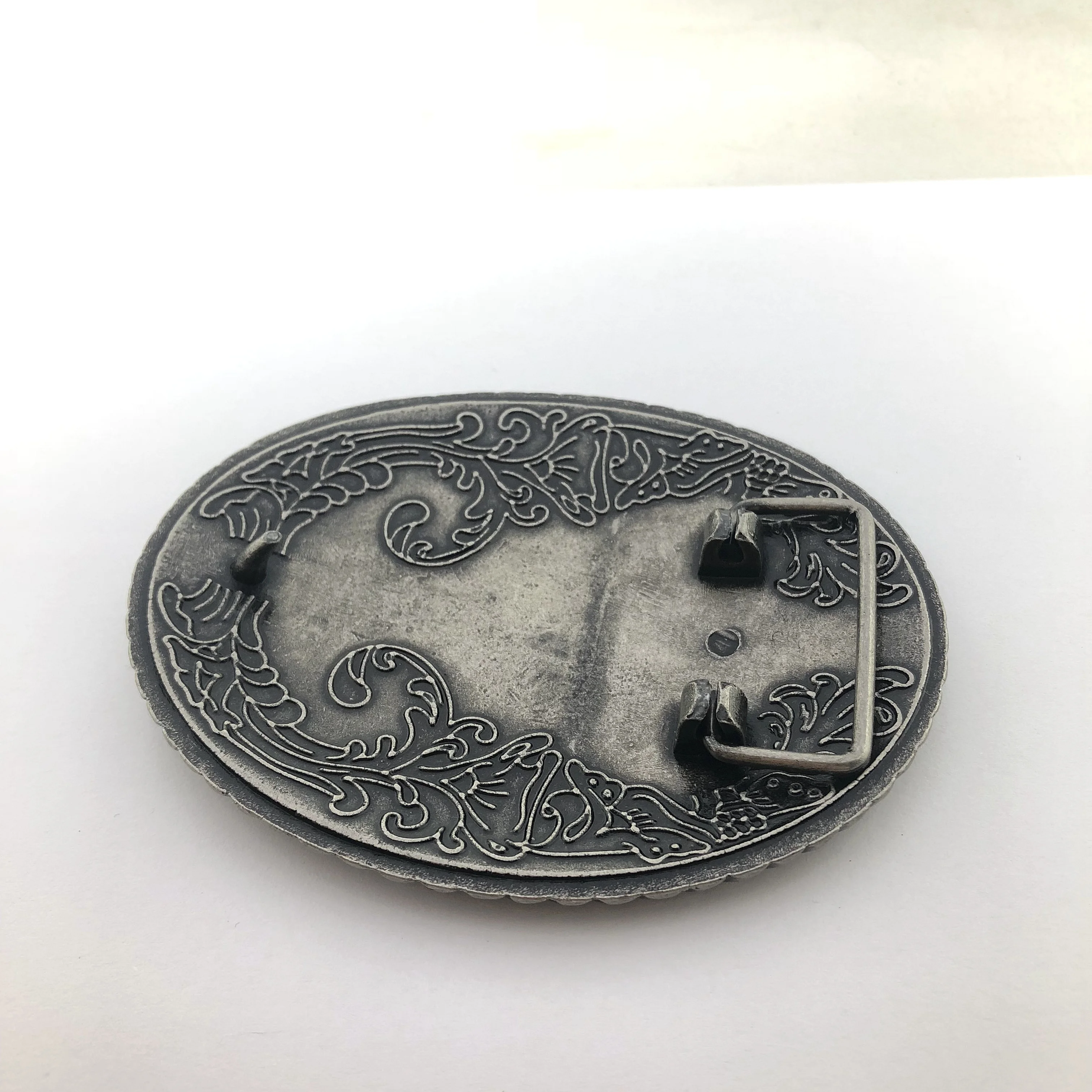 zinc alloy belt buckle custom metal western belt buckle Engraved pattern blank buckle